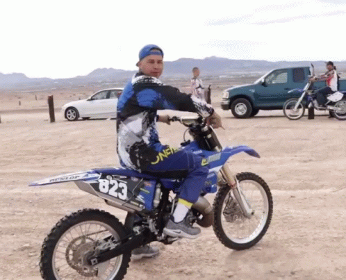 Dirt Bike Revving GIF