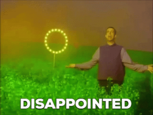 Disappointed Disappointment GIF