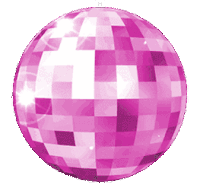 Disco Ball Purple Sticker