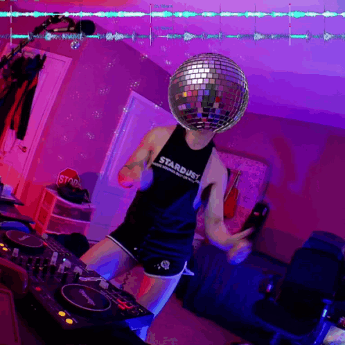 Discoholic Object Head GIF