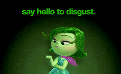 Disgust Hello GIF