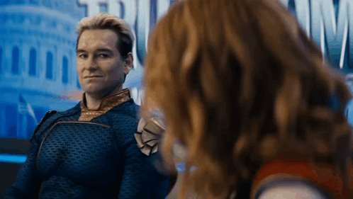 Disgusted Homelander GIF