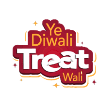 Diwali Treat Yo Self Sticker