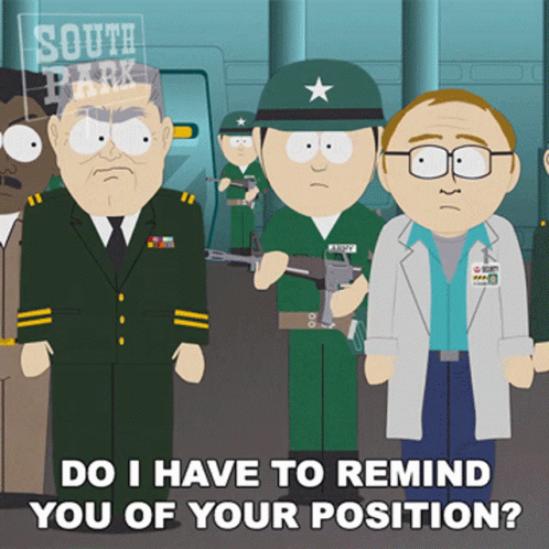 Do I Have To Remind You Of Your Position Mr Scientist GIF. This 498 x 498 animated GIF is part of our know your place trash collection. Created by…