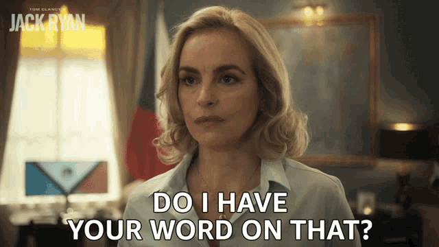 Do I Have Your Word On That Alena GIF