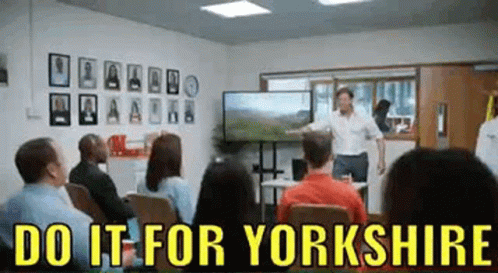 Do It For Yorkshire Yorkshire GIF. This 498 x 273 animated GIF is part of our peter north collection. Related themes include tea. Created by Noodleood. View…