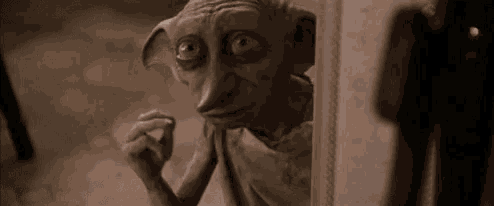 Dobby Teleports Harry Potter GIF