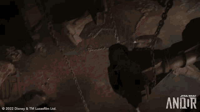 Dodging Shots Cassian Andor GIF