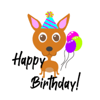 Dog Brown Sticker