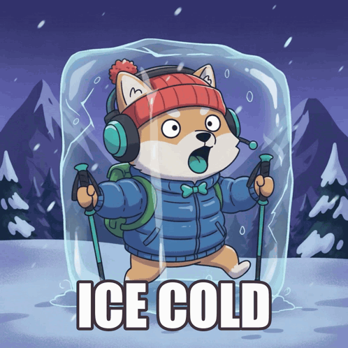 Dog Snow GIF