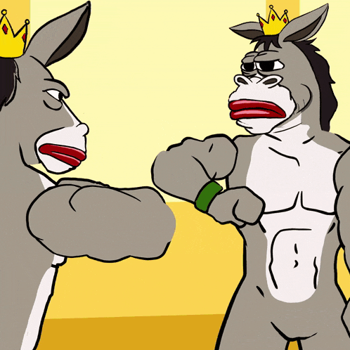 Doky Donkey Army GIF