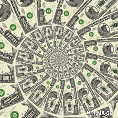 Dolares Giratorios GIF