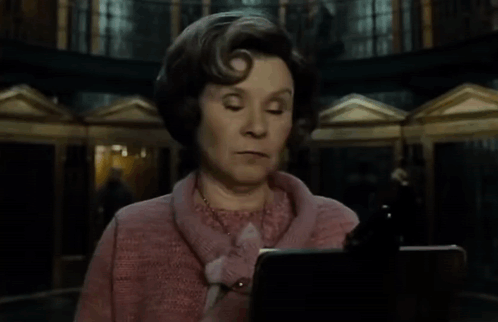 Dolores Jane Umbridge Harry Potter GIF