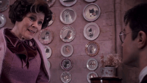 Dolores Umbridge Harry Potter GIF