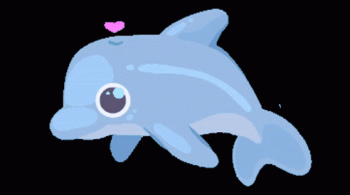 Dolphin Hearts GIF