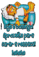 Domingo Garfield Sticker