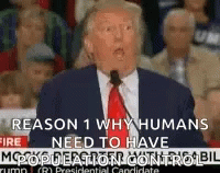Donal Trump Mocking Disabled GIF