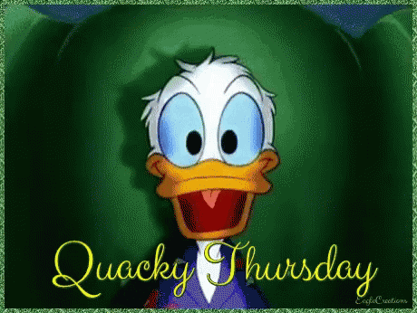Donald Duck Quacky Thursday GIF. This 460 x 346 animated GIF is part of our guten morgen donnerstag collection. Related themes include excited, thursday…