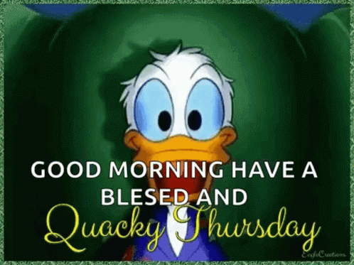 Donald Duck Quacky Thursday GIF. This 498 x 373 animated GIF is part of our lustiger dienstag collection. Related themes include excited, thursday. Created…