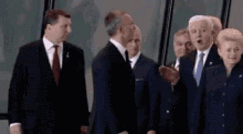 Donald Trump Pushed Aside GIF