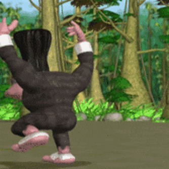 Donkey Kong Country Finger Guns GIF