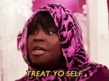 Donna Treat Yo Self GIF