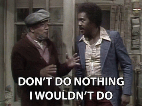 Dont Do Nothing I Wouldnt Do Demond Wilson GIF. This 498 x 373 animated GIF is part of our grady sanford and son collection. Created by sanfordandson. View…