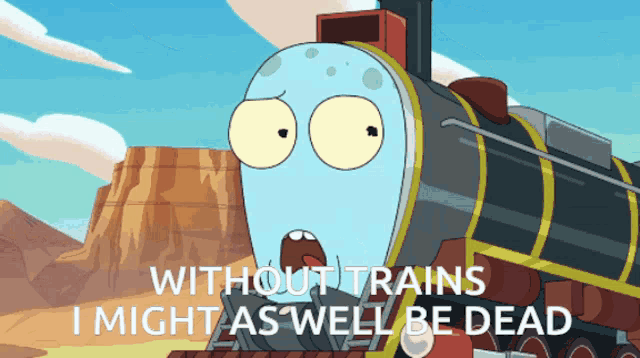 Dont Have My Hobby Train GIF