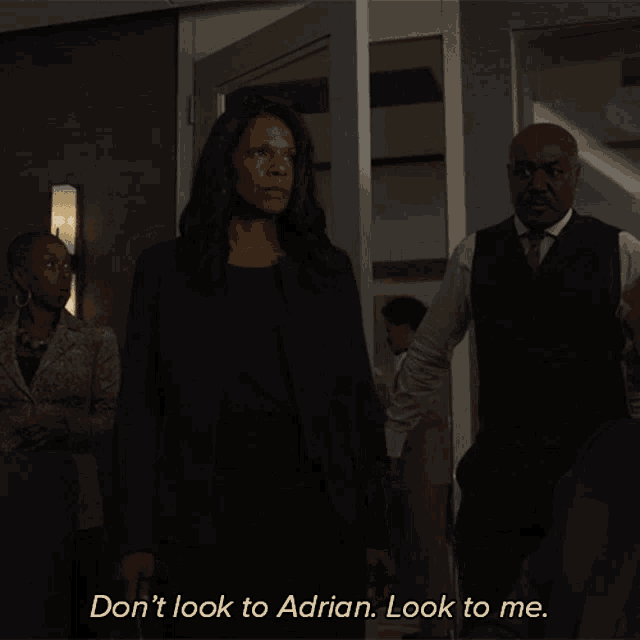 Dont Look To Adrian Look To Me GIF