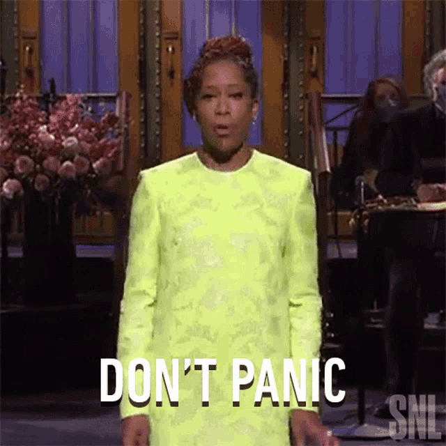 Dont Panic Regina King GIF