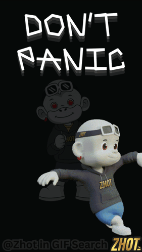 Don’t Panic Stay Calm GIF