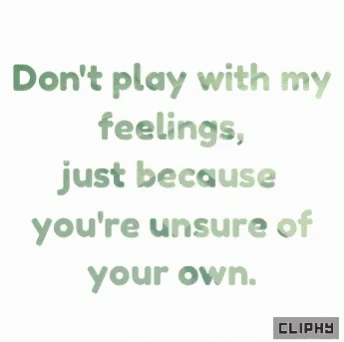 Dont Play With My Feelings Cliphy GIF. This 344 x 342 animated GIF is part of our my emotions collection. Created by cliphy. View the original animation…