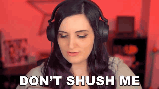 Dont Shush Me Lauren Weber GIF