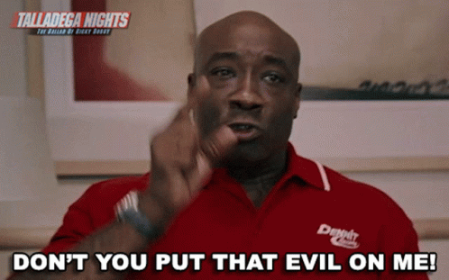 Dont You Put That Evil On Me Michael Clarke GIF