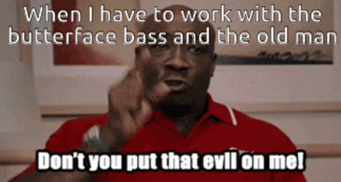 Dont You Put That Evil On Me Pointing GIF