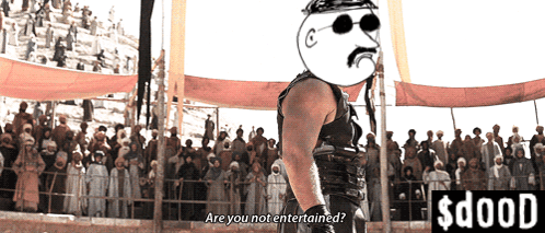 Doodxrpl Dood Xrpl GIF. This 498 x 213 animated GIF is part of our gladiator are you not entertained collection. Created by DOODXRPL. View the original…
