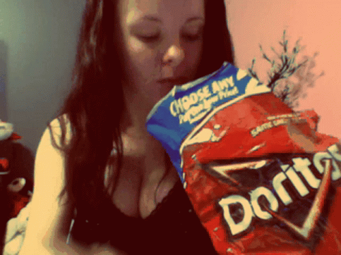 Doritos Girl Eating Doritos GIF