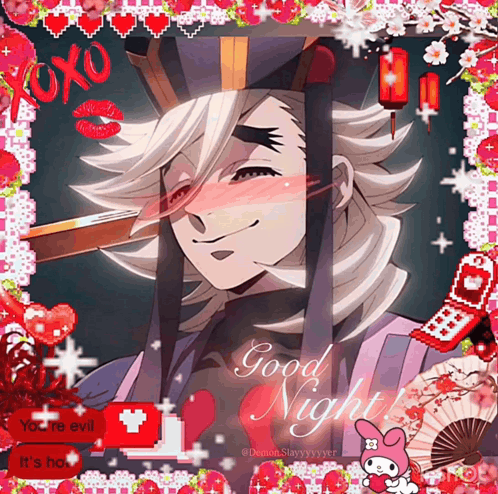 Douma Anime Goodnight GIF