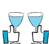 Downsign Cheers Sticker
