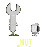 Downsign Nut Sticker