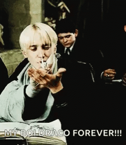 Draco Malfoy Harry Potter GIF