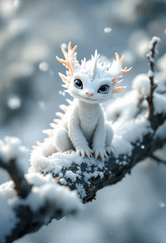 Dragon White GIF