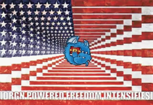 Dragonchain America GIF. This 498 x 342 animated GIF is part of our freedom intensifies collection. Related themes include freedom. Created by JeffreyDutch…