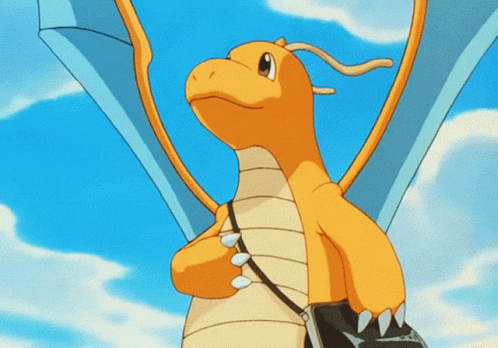 Dragonite Flying GIF