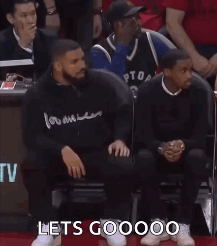 Drake Hyped GIF