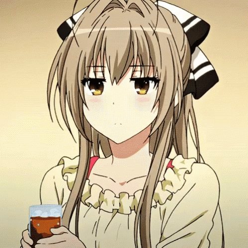 Drink Tea Smug Face GIF