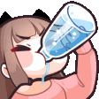Drink Water Sticker