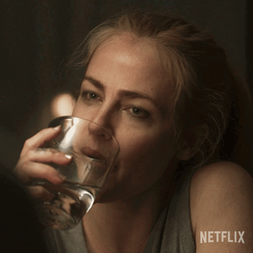 Drinking Cora GIF