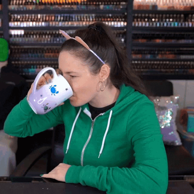 Drinking Cristine Raquel Rotenberg GIF