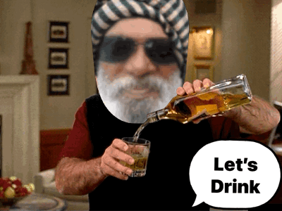 Drinking Drinking Wine GIF